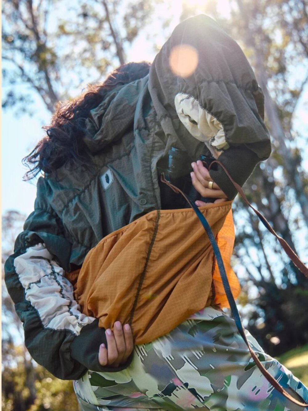 NWT Free People Happy Camper Pullover in Marigold Combo - Picture 3 of 7